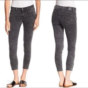 Levi’s 535 Super Skinny Acid Wash Cropped Jeans